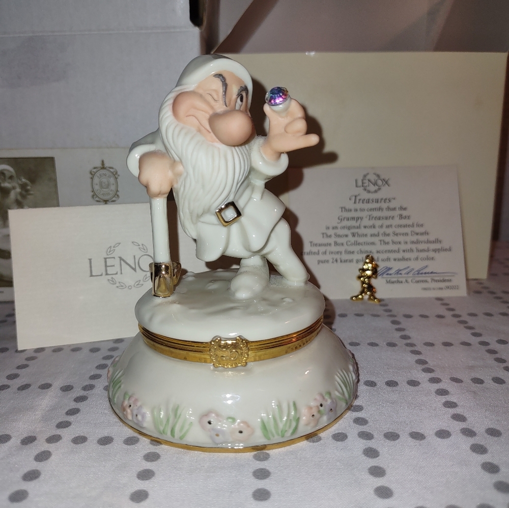 Lenox Disney Treasure Box Grumpy